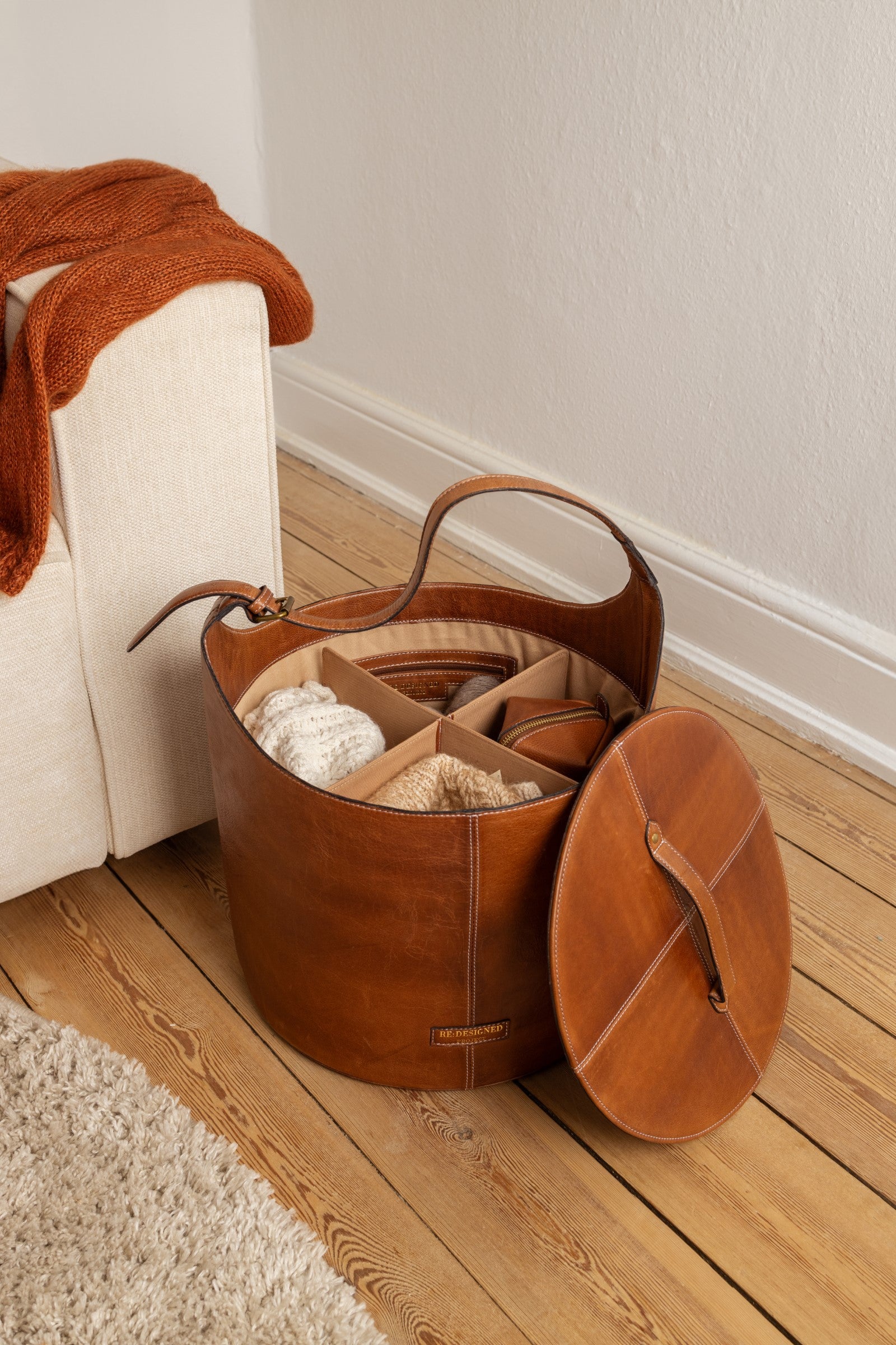 PROJECT Lid for P027 Bucket Walnut