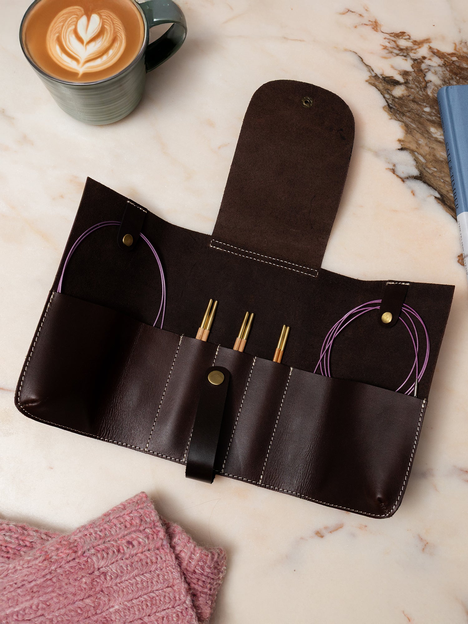 PROJECT Project 131 Needle Case Dark Brown