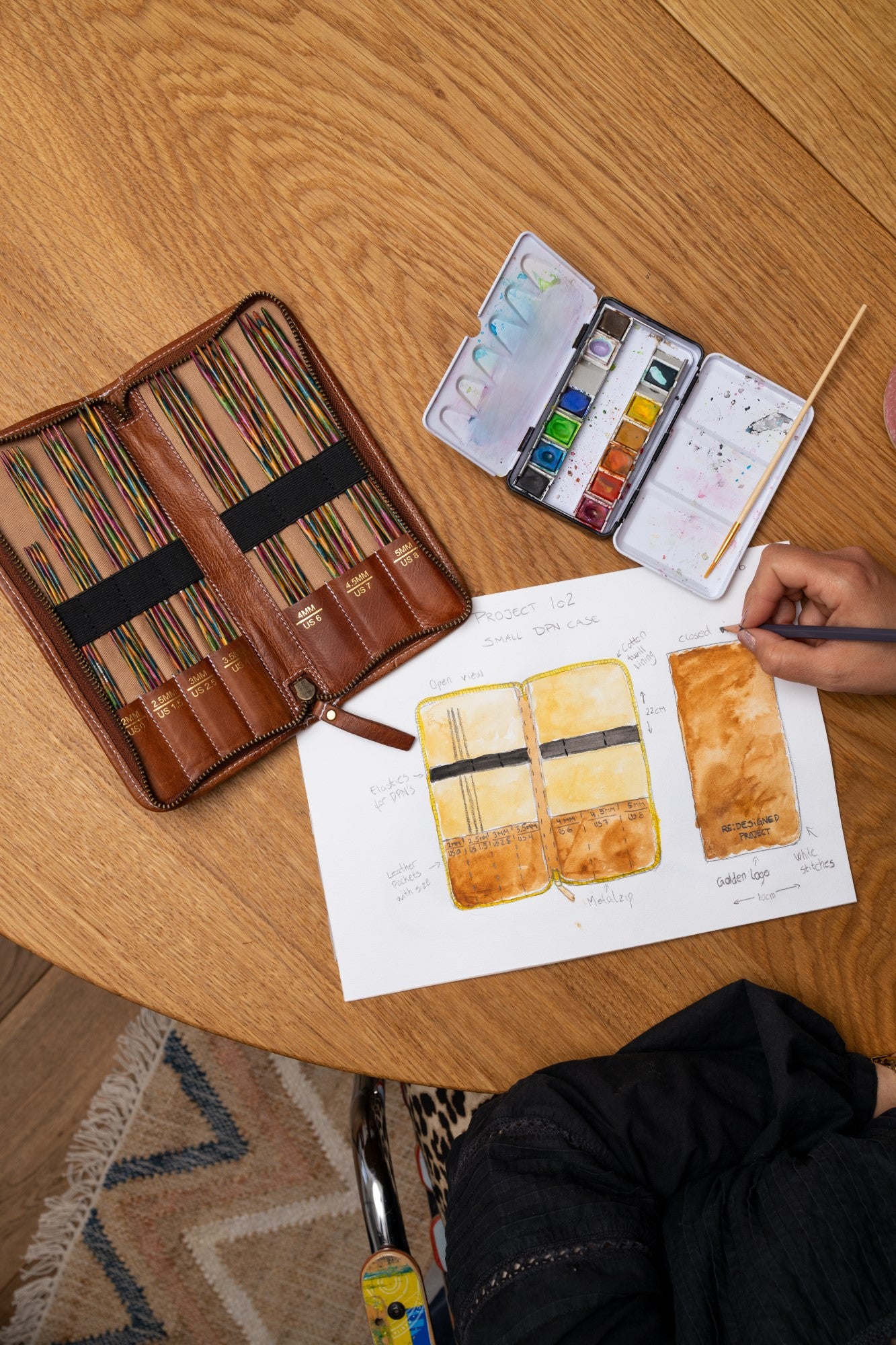 PROJECT Project 102 Needle Case Walnut