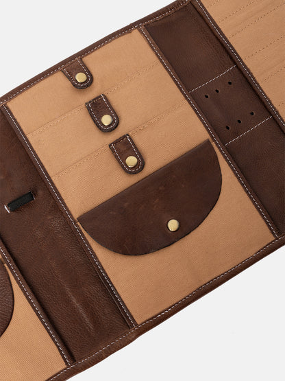 PROJECT Torn&Cut 14 Needle Case Woodsmoke