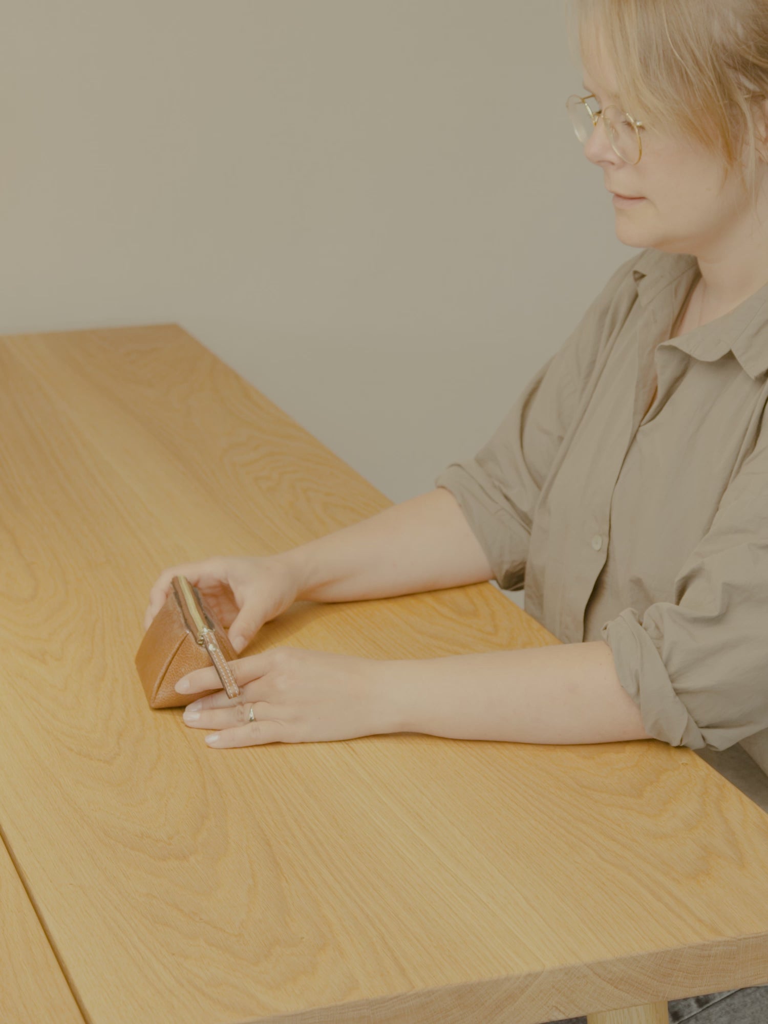 PROJECT Project 35 Organizing Pouches Walnut/Gold