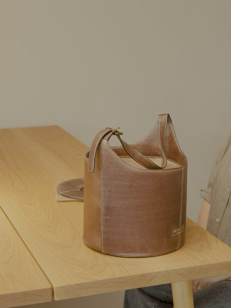 PROJECT Lid for P026 Bucket Burned Tan